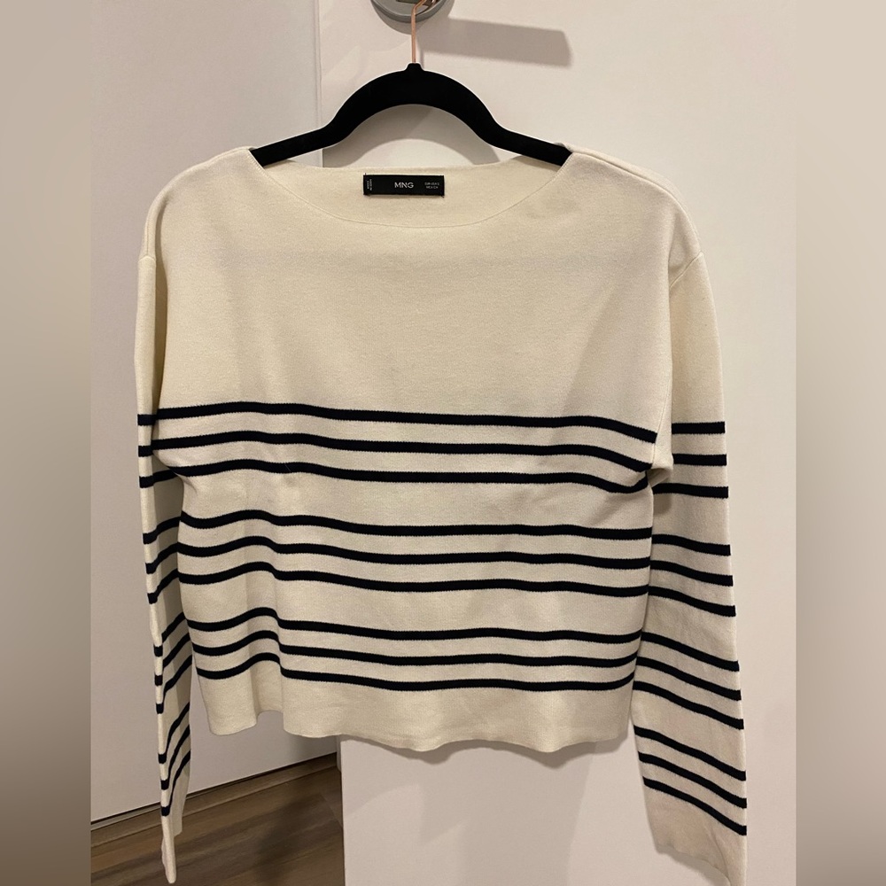 Mango Striped Sweater